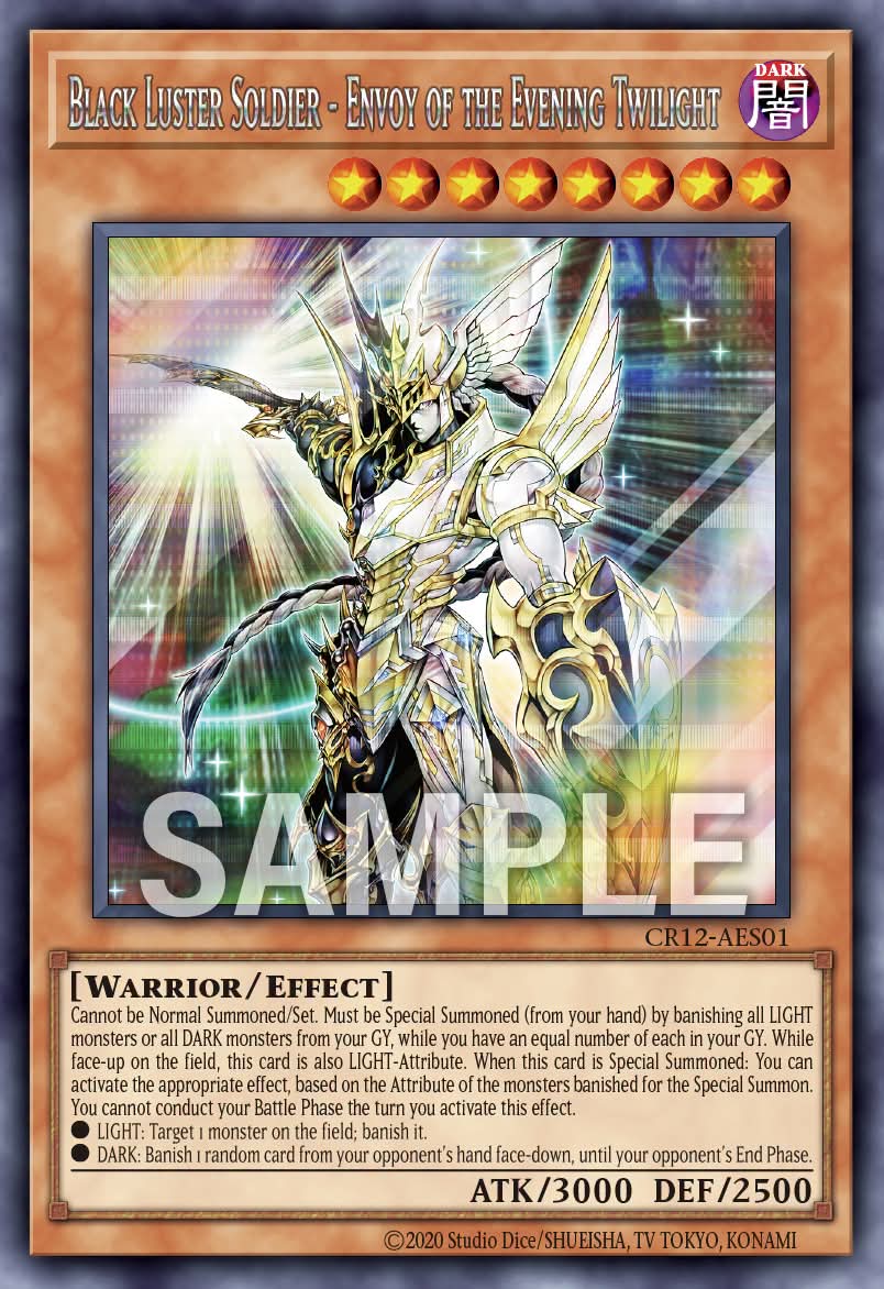 CR12-AES01 Black Luster Soldier - Envoy of the Evening Twilight [SCR]