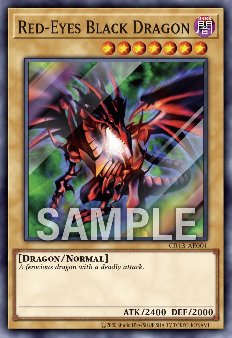 CR13-AE001 Red-Eyes Black Dragon [SR]
