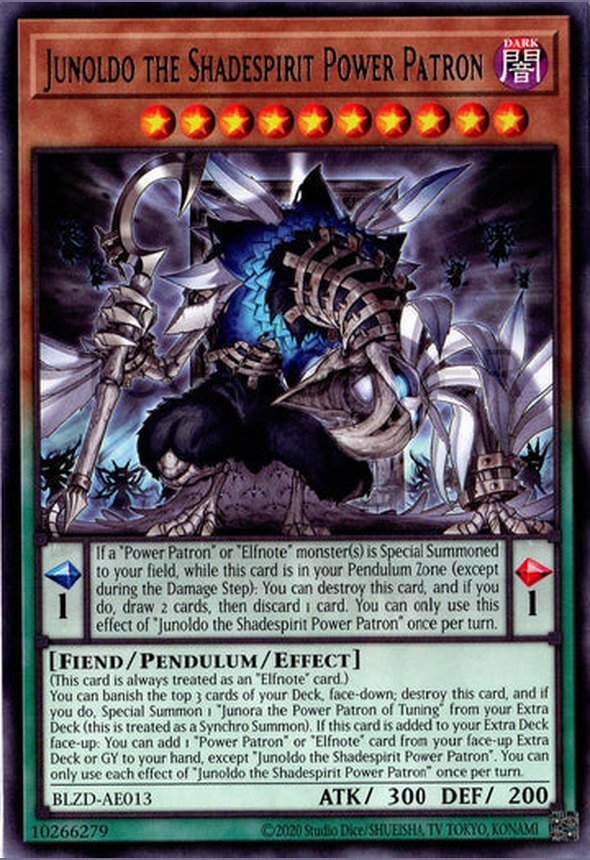 BLZD-AE013 Junoldo the Shadespirit Power Patron [R]