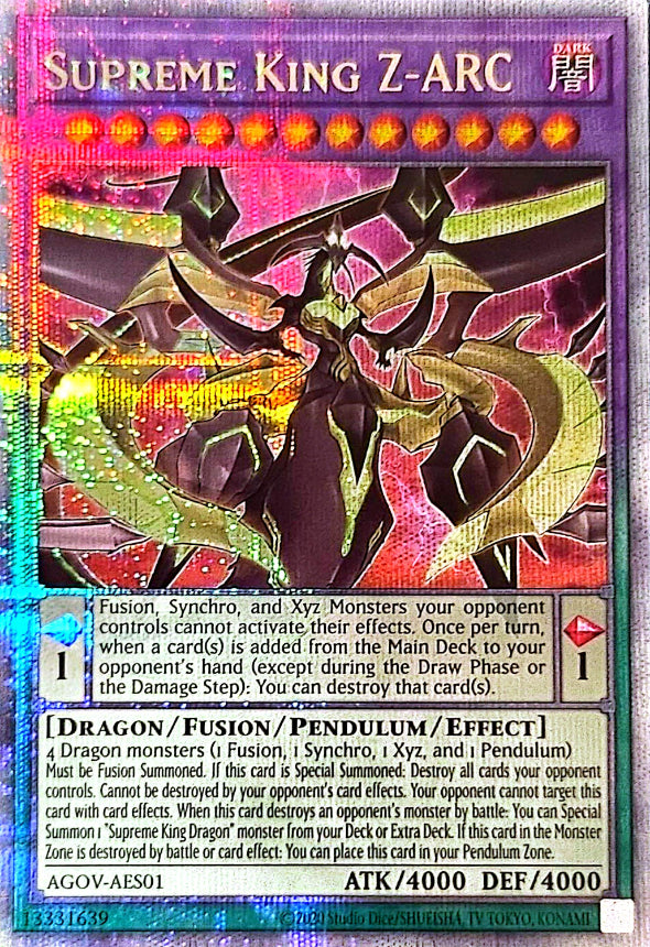 AGOV-AES01 Supreme King Z-ARC [QSCR]