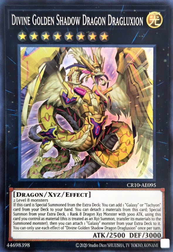 CR10-AE095 Divine Golden Shadow Dragon Dragluxion [SR]