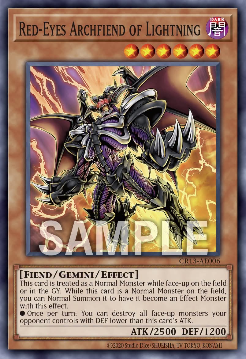 CR13-AE006 Red-Eyes Archfiend of Lightning [C]