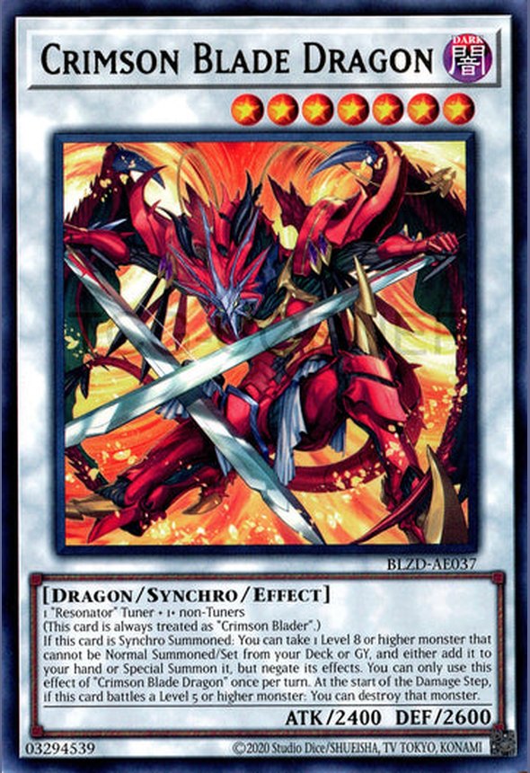 BLZD-AE037 Crimson Blade Dragon [R]