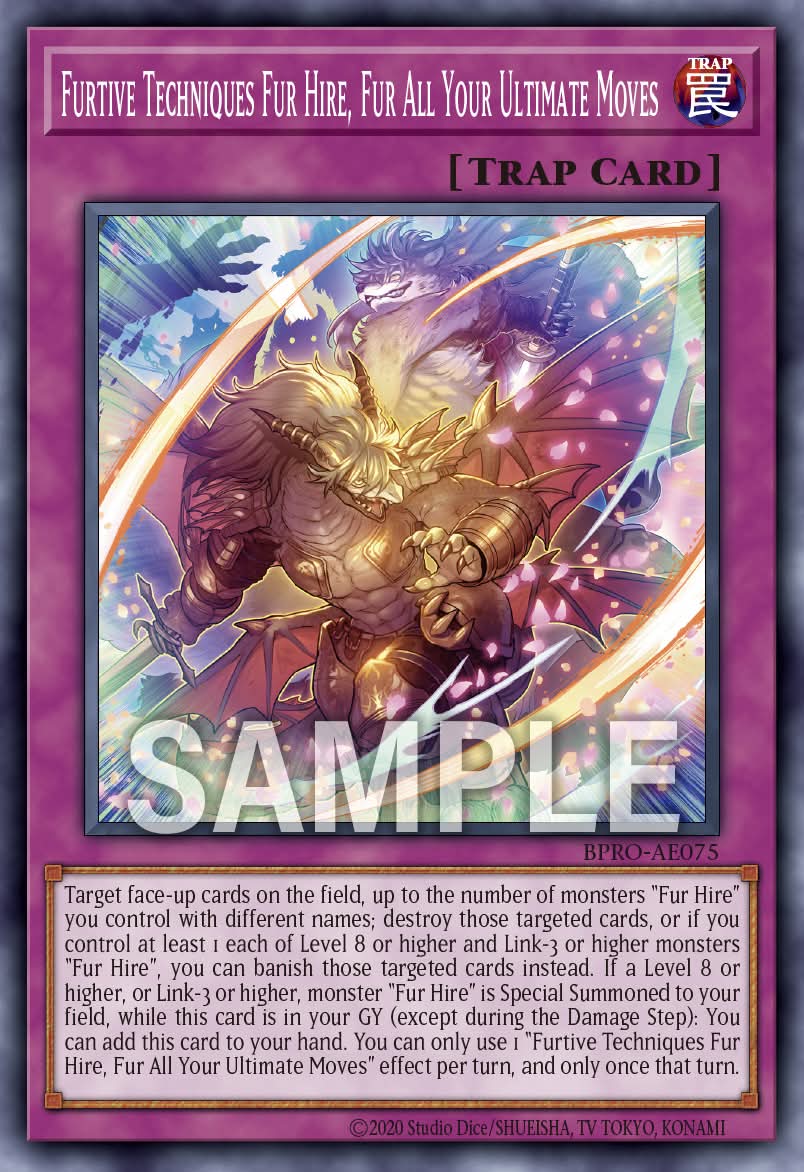 BPRO-AE075 Furtive Techniques Fur Hire, Fur All Your Ultimate Moves [C]