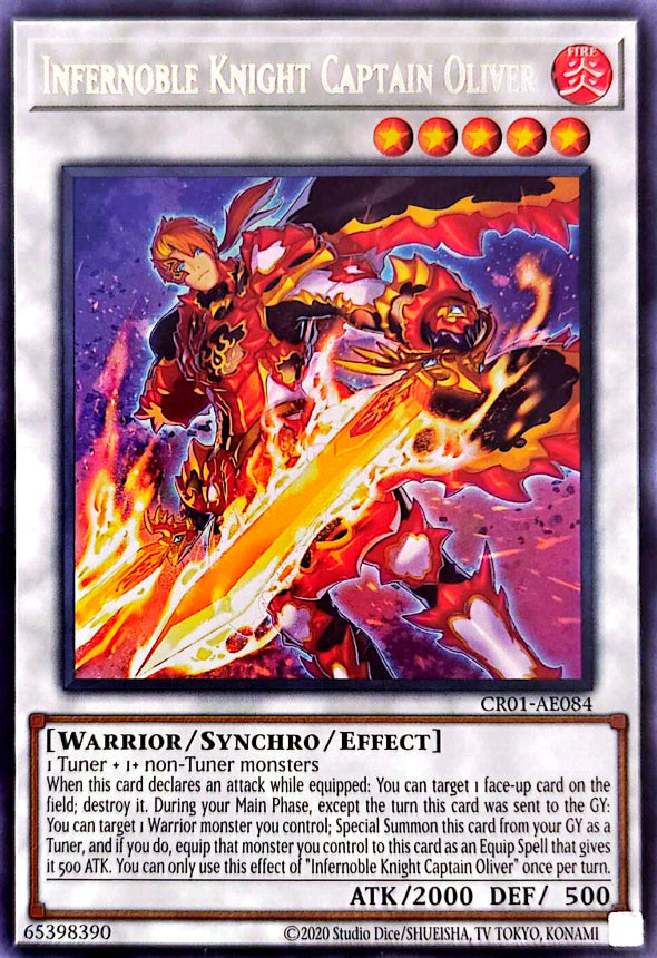 CR01-AE084 Infernoble Knight Captain Oliver [R]