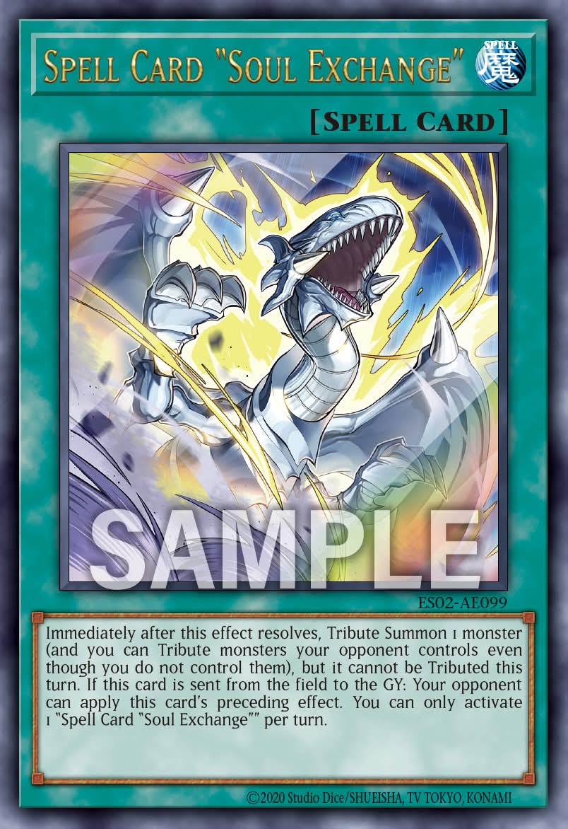 ES02-AE099 Spell Card "Soul Exchange" [SCR]